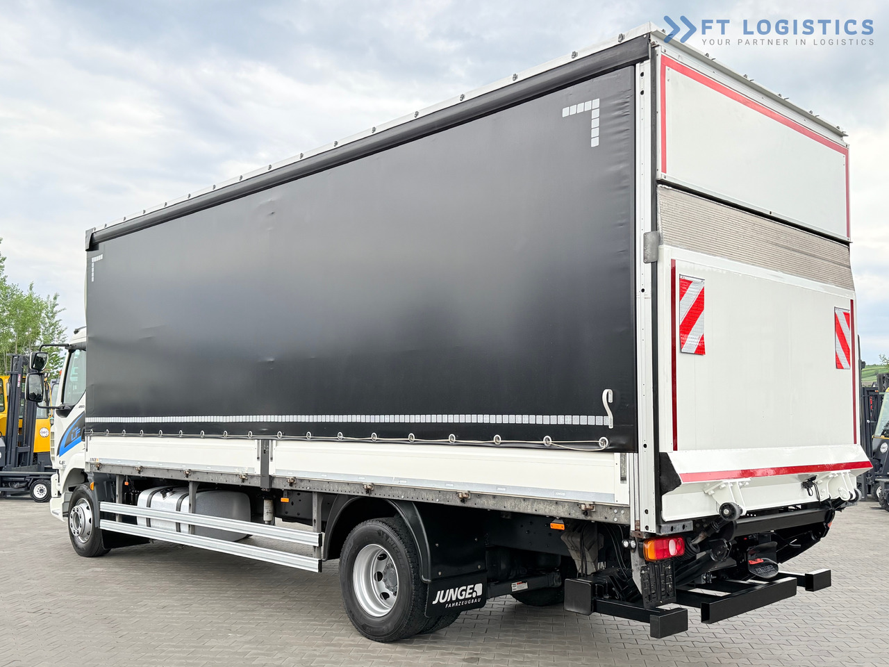 侧帘卡车 DAF LF 260 FA / AUTOMATIC / 9,255 kg PAYLOAD / 4x2 / 18 PALLETS / TAIL LIFT / SIDE BOARDS / EXCELLENT CONDITION!：图13