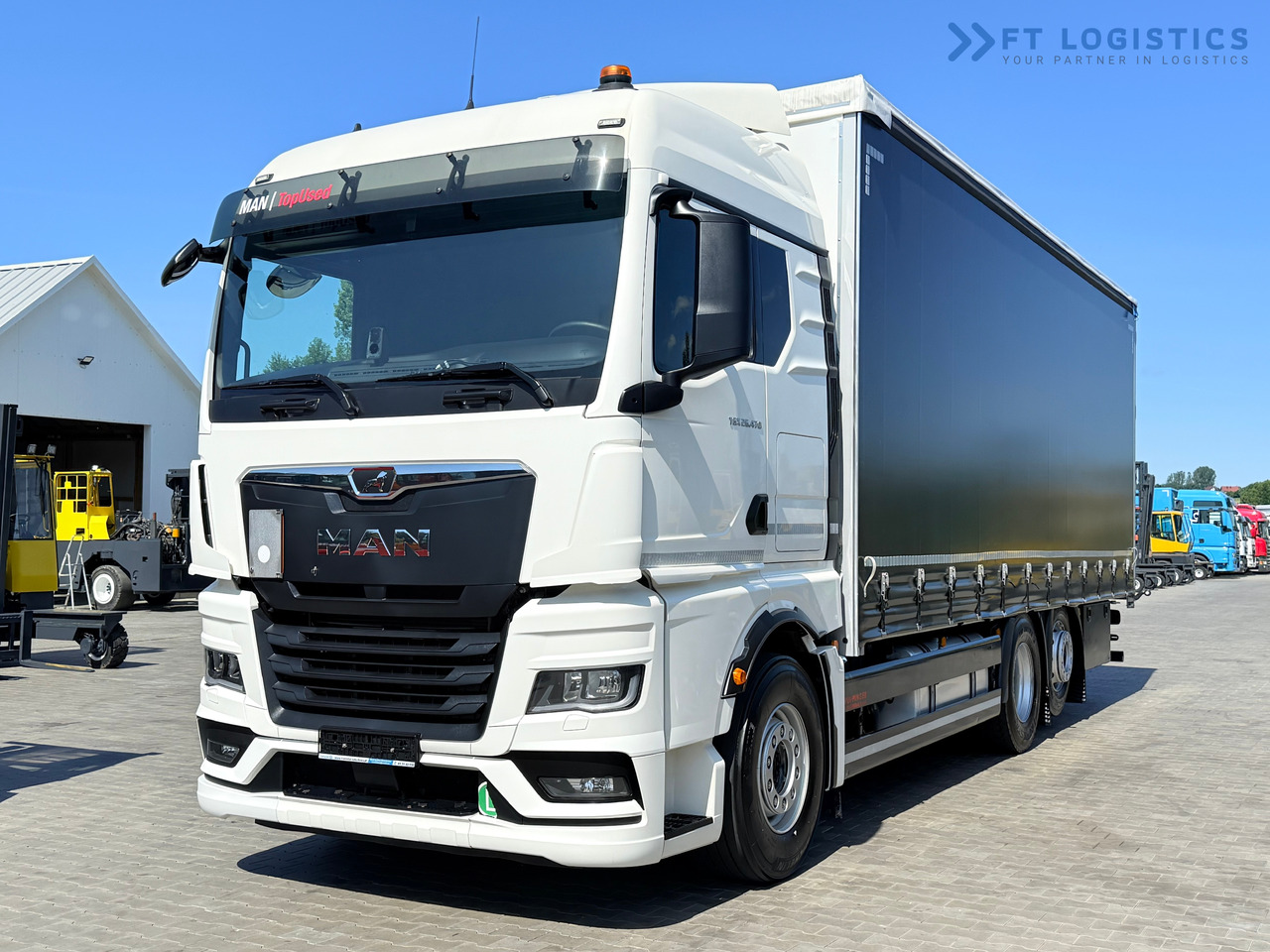 MAN TGX 26.470 / 19 Pallets / Steering Axle / 15 Ton Payload / Retarder / Excellent Condition - 侧帘卡车:图4 MAN TGX 26.470 / 19 Pallets / Steering Axle / 15 Ton Payload / Retarder / Excellent Condition - 侧帘卡车:图4