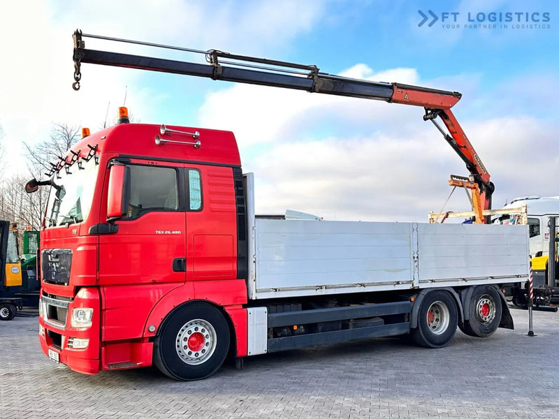 MAN TGX 26.480 Ciężarówka burtowa MAN TGX 26.480 6X2 / PALFINGER PK9002-EH B Crane / 80% Michelin - 起重车:图1 MAN TGX 26.480 Ciężarówka burtowa MAN TGX 26.480 6X2 / PALFINGER PK9002-EH B Crane / 80% Michelin - 起重车:图1