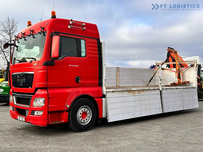 MAN TGX 26.480 Ciężarówka burtowa MAN TGX 26.480 6X2 / PALFINGER PK9002-EH B Crane / 80% Michelin - 起重车:图2 MAN TGX 26.480 Ciężarówka burtowa MAN TGX 26.480 6X2 / PALFINGER PK9002-EH B Crane / 80% Michelin - 起重车:图2