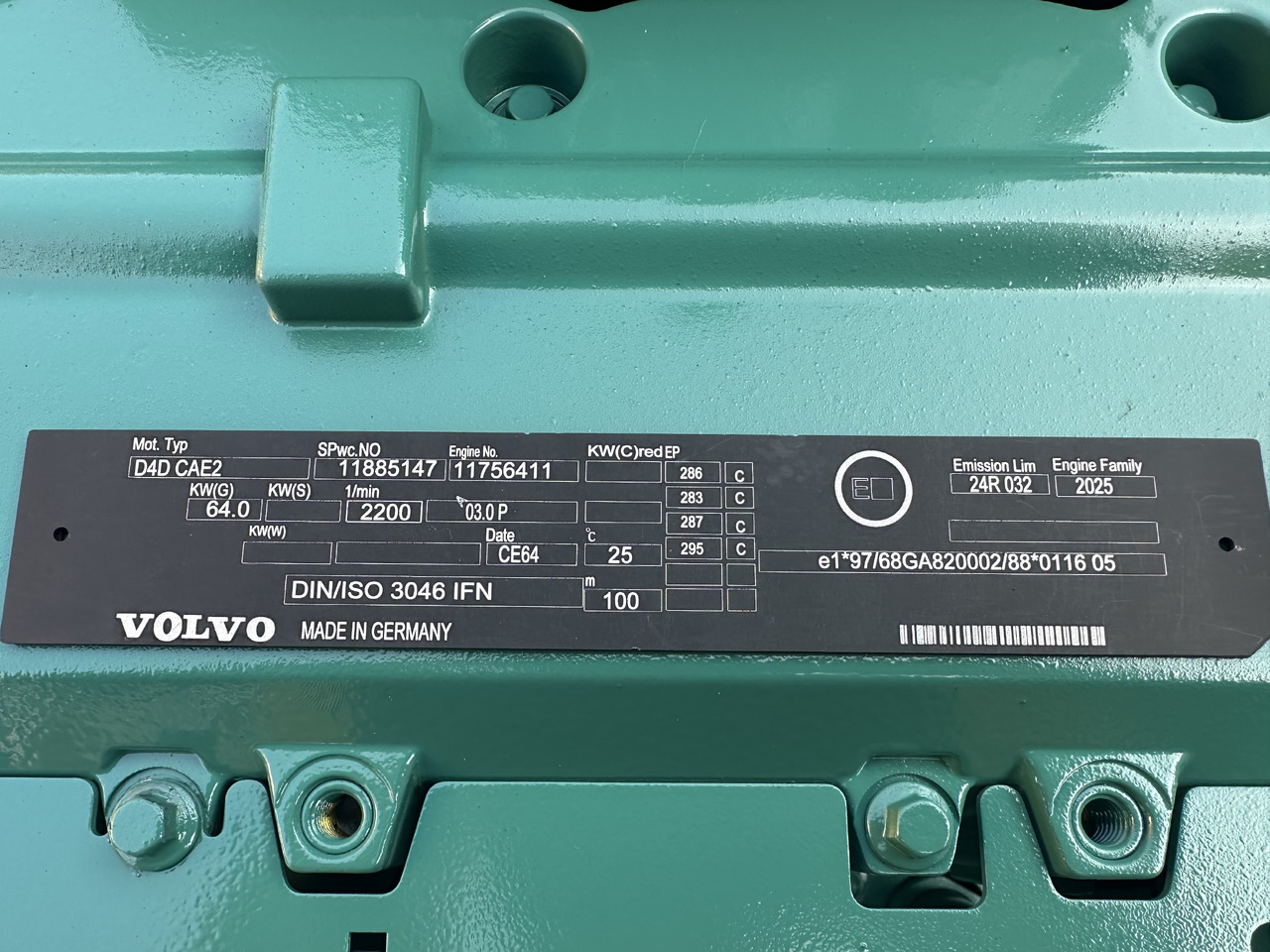 VOLVO D4D - 发动机 适用于 挖掘机:图3 VOLVO D4D - 发动机 适用于 挖掘机:图3