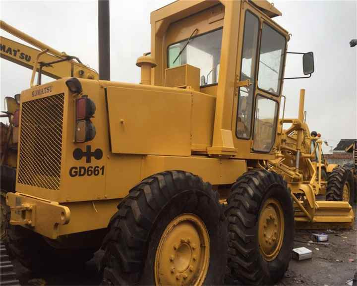 Japan Original Used Komatsu GD661A-1 Motor Grader GD661 in Condition - 平路机:图4 Japan Original Used Komatsu GD661A-1 Motor Grader GD661 in Condition - 平路机:图4