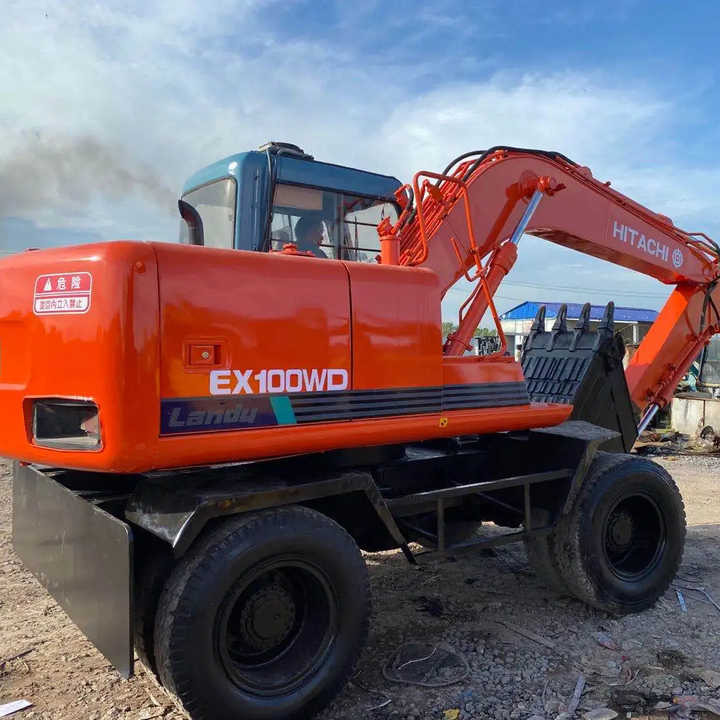 Used Hitachi Ex100WD Wheel Excavator for Sale Japan Made Hitachi Ex100wd Wheeled Excavator for Sale - 履带式挖掘机:图1 Used Hitachi Ex100WD Wheel Excavator for Sale Japan Made Hitachi Ex100wd Wheeled Excavator for Sale - 履带式挖掘机:图1