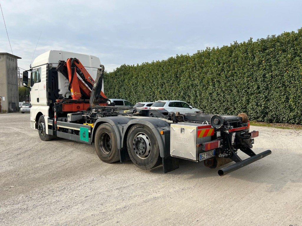 MAN TGX 26.480 SCARRABILE CON GRU DIETRO CABINA - 吊钩升降车:图5 MAN TGX 26.480 SCARRABILE CON GRU DIETRO CABINA - 吊钩升降车:图5