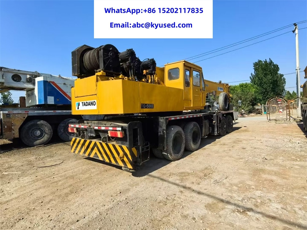 TADANO TG500E TG700E GT500E TG1000 50TON 70TON 100TON - 移动式起重机:图3 TADANO TG500E TG700E GT500E TG1000 50TON 70TON 100TON - 移动式起重机:图3