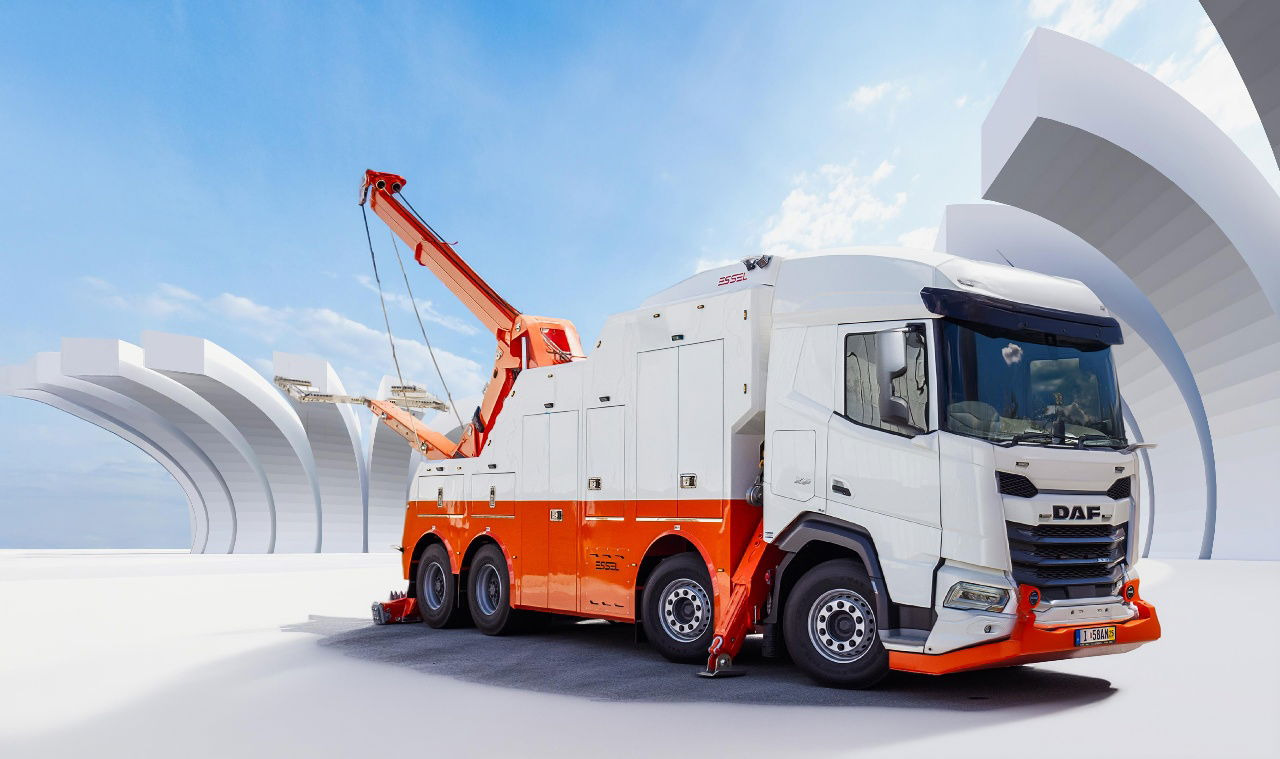 DAF XF 530 NEW T-REX DAF white - 拖吊车:图1 DAF XF 530 NEW T-REX DAF white - 拖吊车:图1