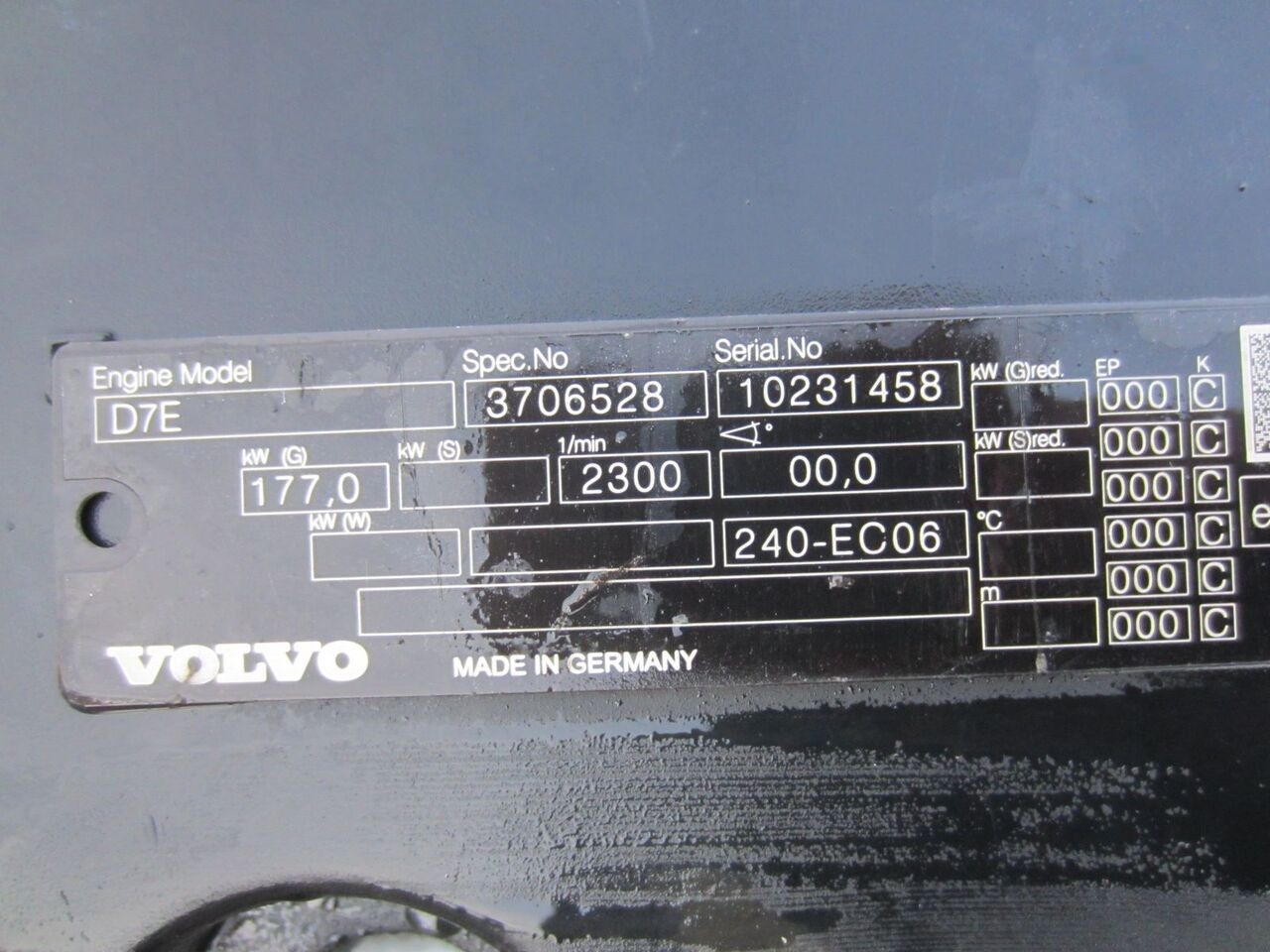 Volvo D7E 240 Volvo FL - 发动机 适用于 卡车:图4 Volvo D7E 240 Volvo FL - 发动机 适用于 卡车:图4