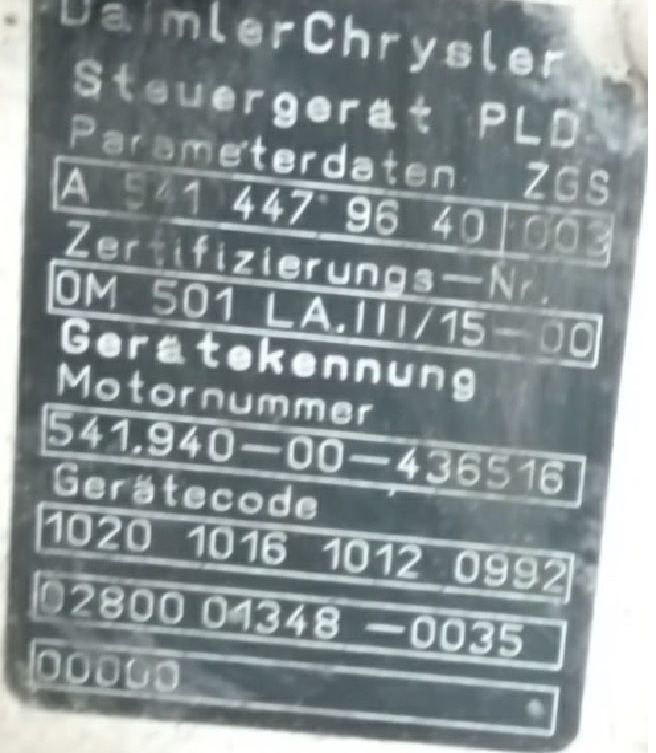 Mercedes-Benz OM 501 LA.III/15-00 Mercedes-Benz ACTROS - 发动机 适用于 卡车:图2 Mercedes-Benz OM 501 LA.III/15-00 Mercedes-Benz ACTROS - 发动机 适用于 卡车:图2