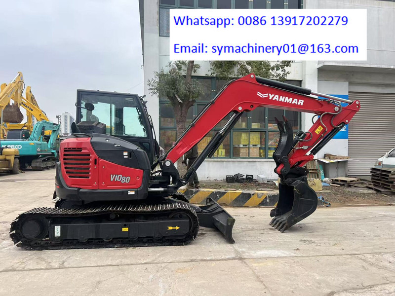 Yanmar Vio 80 - 履带式挖掘机:图2 Yanmar Vio 80 - 履带式挖掘机:图2