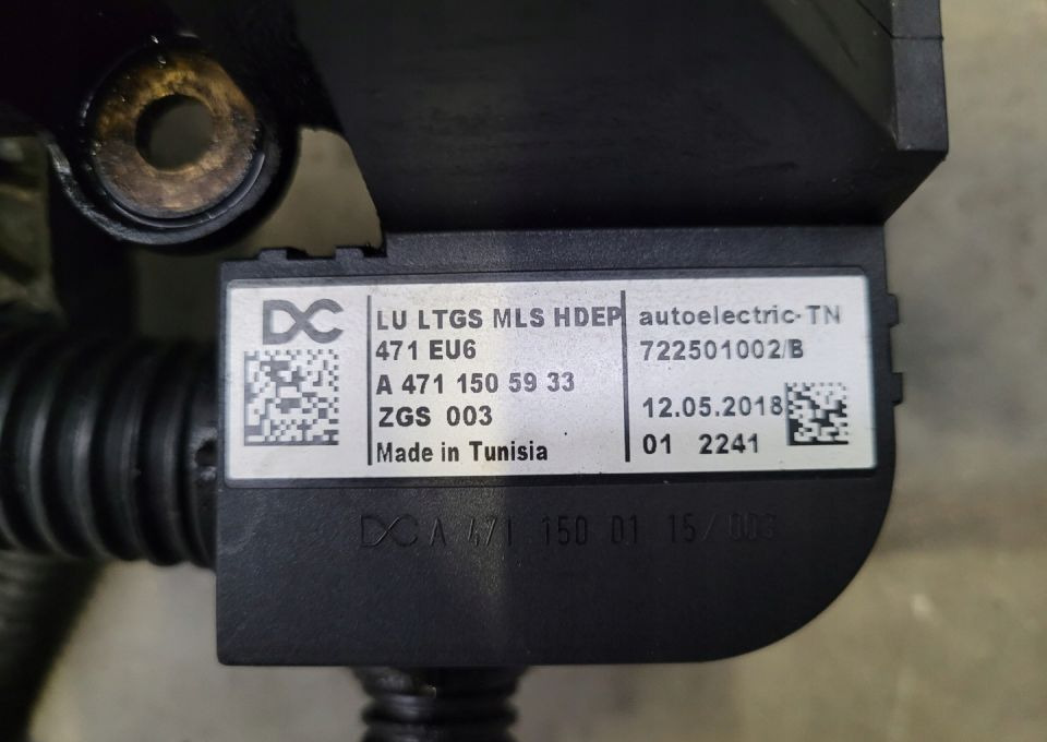 INSTALACJA MERCEDES ACTROS MP4 A4711505933 - 电缆/ 线束 适用于 卡车:图2 INSTALACJA MERCEDES ACTROS MP4 A4711505933 - 电缆/ 线束 适用于 卡车:图2
