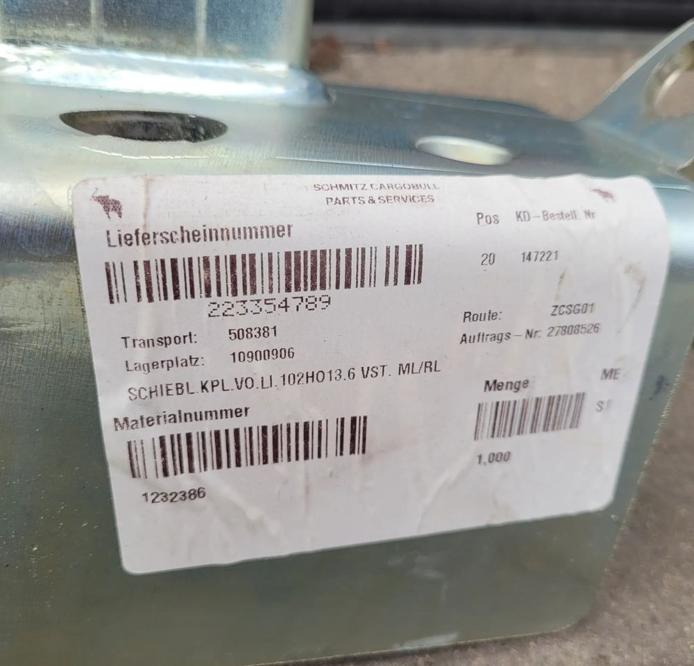 MOCOWANIE DACHU SCHMITZ NACZEPA NOWE ORYGINAŁ CHWALIM116 - 车身和外部 适用于 卡车:图2 MOCOWANIE DACHU SCHMITZ NACZEPA NOWE ORYGINAŁ CHWALIM116 - 车身和外部 适用于 卡车:图2