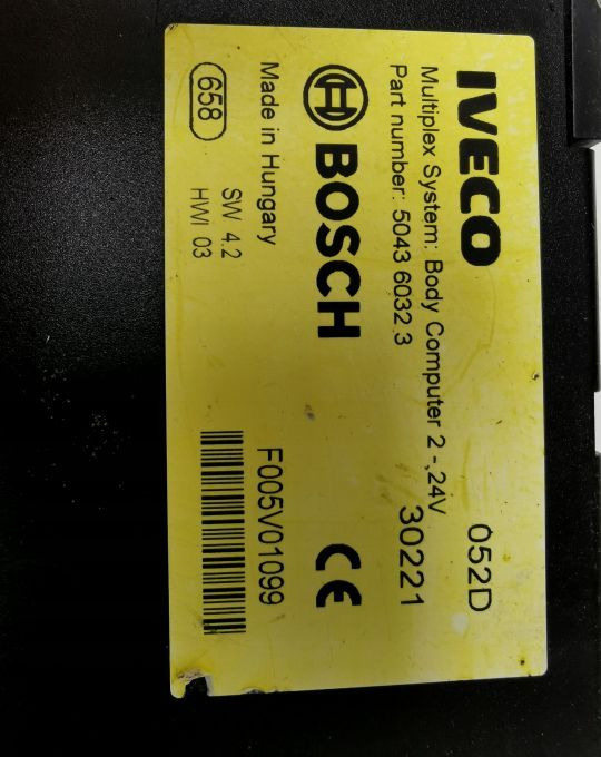 Moduł komputer multiplex IVECO STRALIS 504 360 323 - ECU 适用于 卡车:图2 Moduł komputer multiplex IVECO STRALIS 504 360 323 - ECU 适用于 卡车:图2