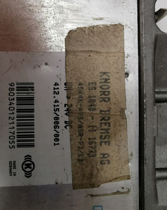 STEROWNIK KONOR ES 412.415/006/001 - ECU 适用于 卡车:图2 STEROWNIK KONOR ES 412.415/006/001 - ECU 适用于 卡车:图2