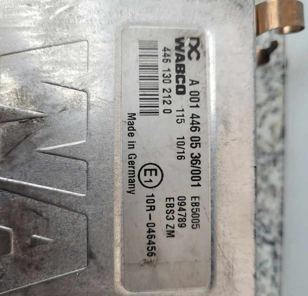 STEROWNIK WABCO MERCEDES ACTROS A0014460536/001 CHWALIM116 - ECU 适用于 卡车:图2 STEROWNIK WABCO MERCEDES ACTROS A0014460536/001 CHWALIM116 - ECU 适用于 卡车:图2