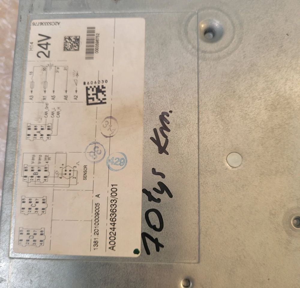 TACHOGRAF MERCEDES ACTROS A0024463633 R.2.1 - 行车记录仪 适用于 卡车:图2 TACHOGRAF MERCEDES ACTROS A0024463633 R.2.1 - 行车记录仪 适用于 卡车:图2