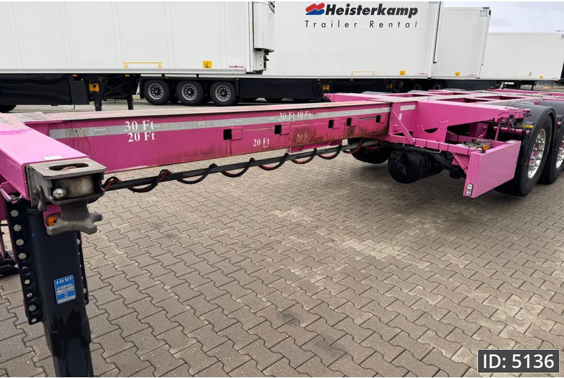 Broshuis 3UCC-39/45 Multi / 2x Extandable / 2x Lift Axle - 集装箱运输车/ 可拆卸车身的半拖车:图2 Broshuis 3UCC-39/45 Multi / 2x Extandable / 2x Lift Axle - 集装箱运输车/ 可拆卸车身的半拖车:图2