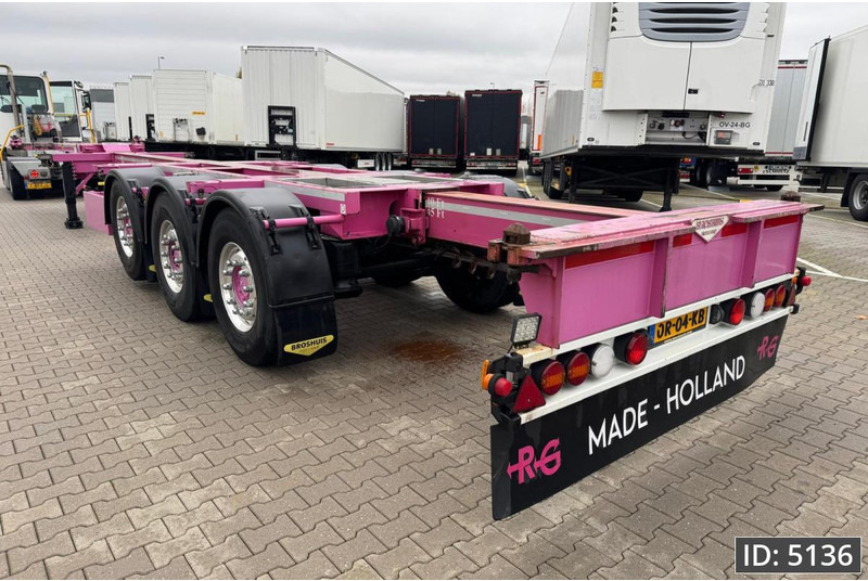 Broshuis 3UCC-39/45 Multi / 2x Extandable / 2x Lift Axle - 集装箱运输车/ 可拆卸车身的半拖车:图3 Broshuis 3UCC-39/45 Multi / 2x Extandable / 2x Lift Axle - 集装箱运输车/ 可拆卸车身的半拖车:图3