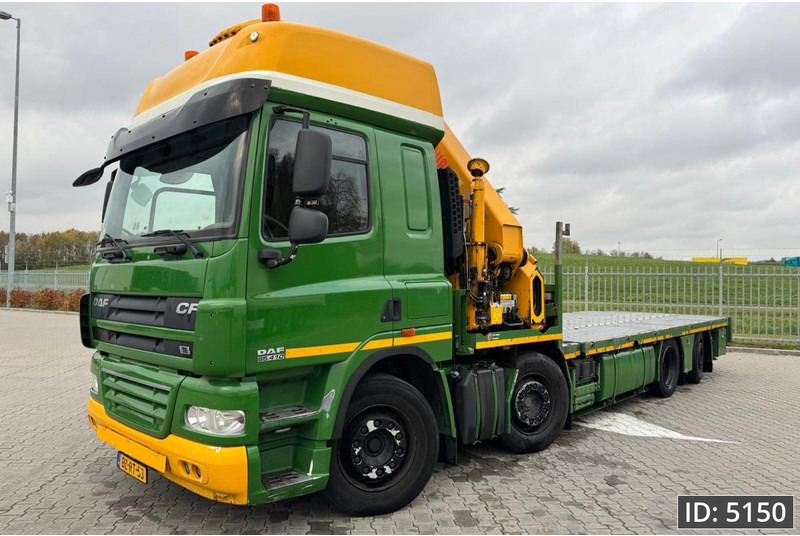 DAF CF 85.410 SC, Euro 5, 8x2 / Hiab 422 EP5 + Radio / 5x extendable - 起重车:图2 DAF CF 85.410 SC, Euro 5, 8x2 / Hiab 422 EP5 + Radio / 5x extendable - 起重车:图2