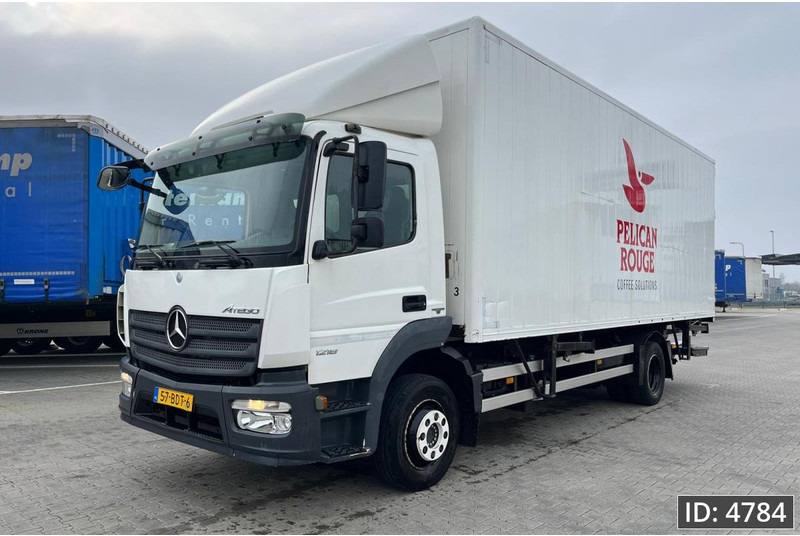 Mercedes-Benz Atego 1218 Day Cab, Euro 5, BDF / Automatic / standklima / DHOLLANDIA 2000KG - 集装箱运输车/ 可拆卸车身的卡车:图1 Mercedes-Benz Atego 1218 Day Cab, Euro 5, BDF / Automatic / standklima / DHOLLANDIA 2000KG - 集装箱运输车/ 可拆卸车身的卡车:图1