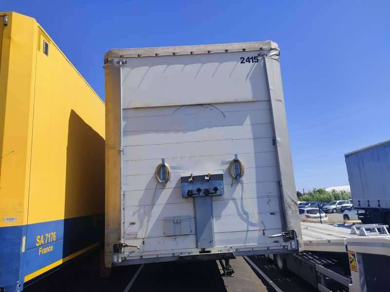 Semi-remorque 3 Essieux 38 TONNES 2 PORTES AR REHAUSSABLE BI ATTELAGE - 侧帘半拖车:图1 Semi-remorque 3 Essieux 38 TONNES 2 PORTES AR REHAUSSABLE BI ATTELAGE - 侧帘半拖车:图1