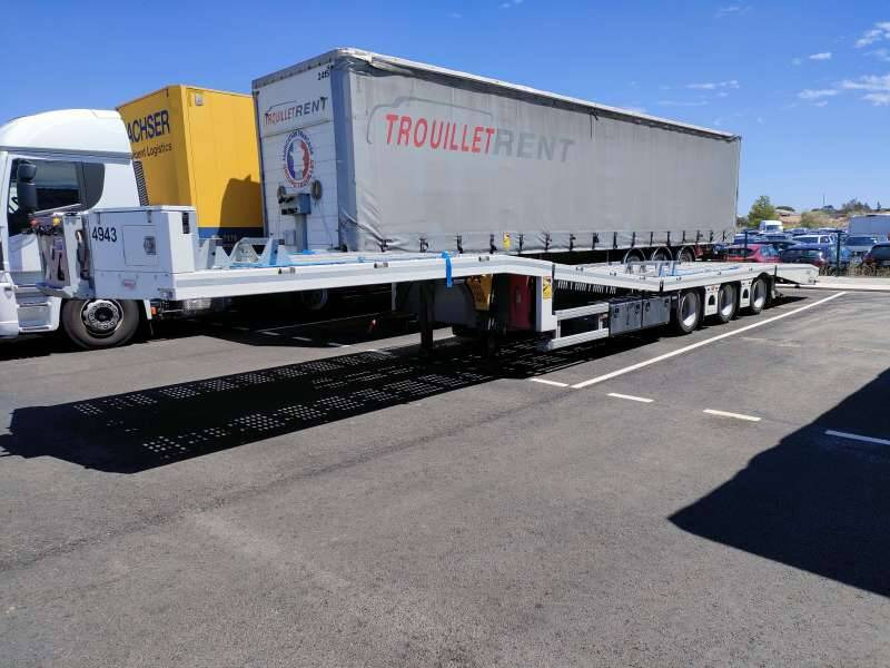 Semi-remorque 3 Essieux 38 TONNES DRAWER PORTE A FAUX HYDRAULIQUE VOLET COULISSANT - 自动转运半拖车:图1 Semi-remorque 3 Essieux 38 TONNES DRAWER PORTE A FAUX HYDRAULIQUE VOLET COULISSANT - 自动转运半拖车:图1