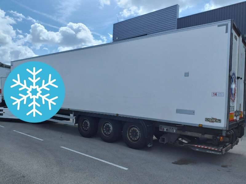 Semi-remorque 3 Essieux FRIGO 38 TONNES HAYON CAISSE CHEREAU GROUPE CARRIER VECTOR 1550 - 冷藏半拖车:图1 Semi-remorque 3 Essieux FRIGO 38 TONNES HAYON CAISSE CHEREAU GROUPE CARRIER VECTOR 1550 - 冷藏半拖车:图1