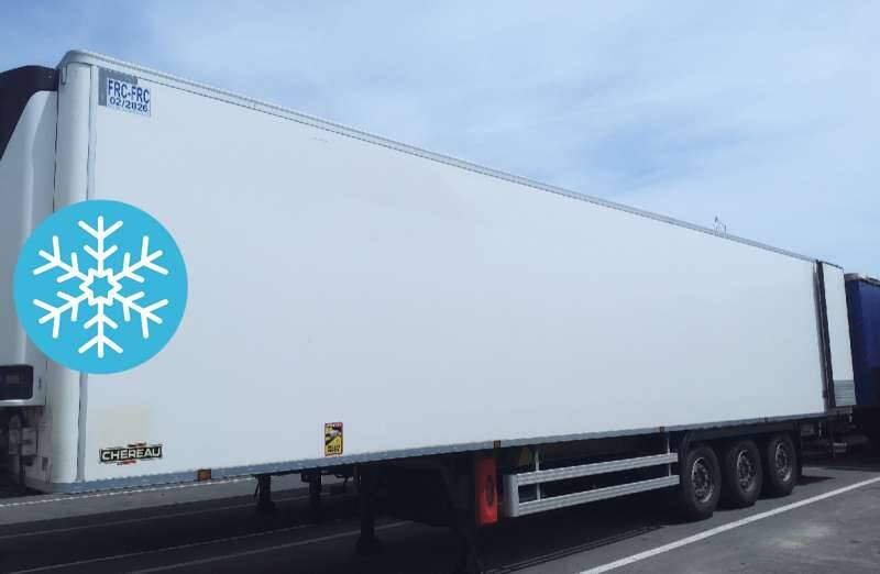 Semi-remorque 3 Essieux FRIGO 38 TONNES HAYON CAISSE CHEREAU GROUPE CARRIER VECTOR HE 19 MT - 冷藏半拖车:图1 Semi-remorque 3 Essieux FRIGO 38 TONNES HAYON CAISSE CHEREAU GROUPE CARRIER VECTOR HE 19 MT - 冷藏半拖车:图1