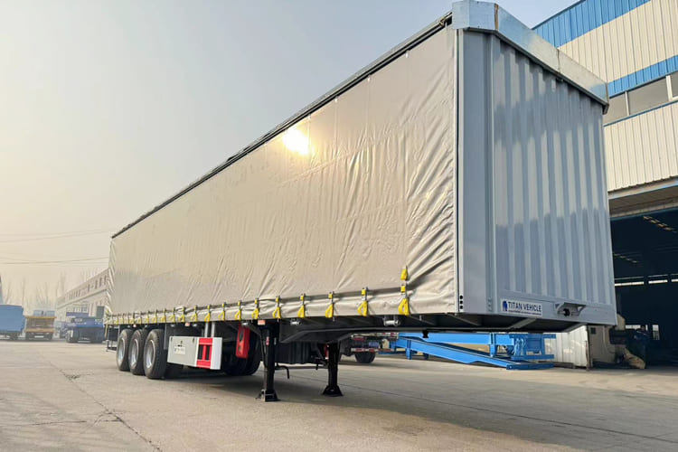 Curtain Trailer for Sale in Tanzania - 侧帘半拖车:图1 Curtain Trailer for Sale in Tanzania - 侧帘半拖车:图1