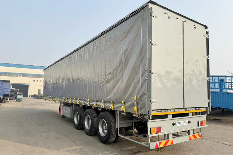 Curtain Trailer for Sale in Tanzania - 侧帘半拖车:图3 Curtain Trailer for Sale in Tanzania - 侧帘半拖车:图3