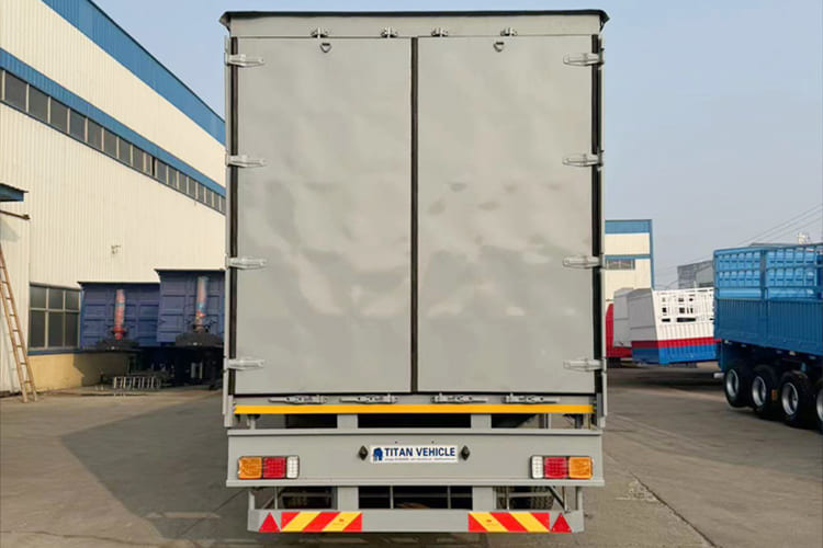 Curtain Trailer for Sale in Tanzania - 侧帘半拖车:图4 Curtain Trailer for Sale in Tanzania - 侧帘半拖车:图4