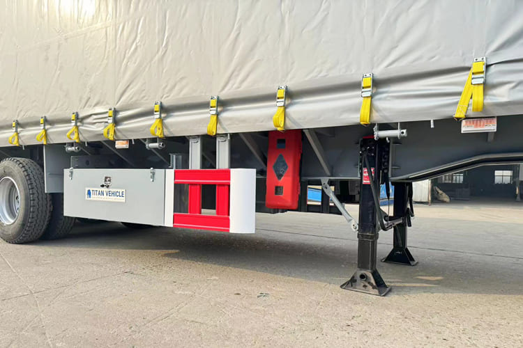 Curtain Trailer for Sale in Tanzania - 侧帘半拖车:图5 Curtain Trailer for Sale in Tanzania - 侧帘半拖车:图5