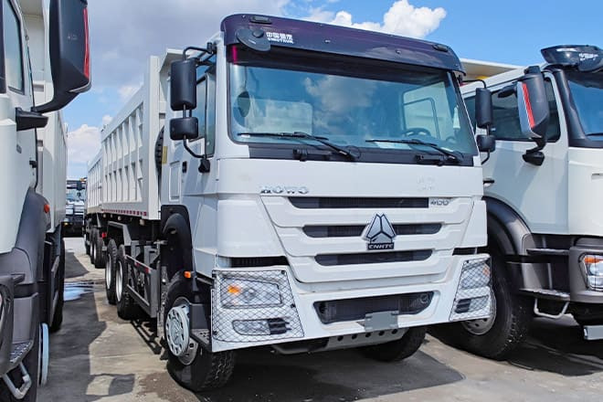 SINOTRUK Howo 400 New Tipper Trucks for Sale in Ethiopia - 翻斗车:图1 SINOTRUK Howo 400 New Tipper Trucks for Sale in Ethiopia - 翻斗车:图1