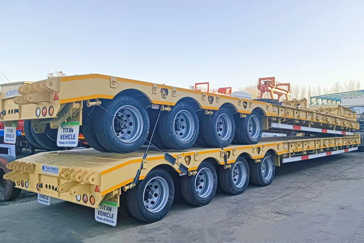 TITAN 100 Ton Low Bed Trailer for Sale in Saudi Arabia - 低装载半拖车:图3 TITAN 100 Ton Low Bed Trailer for Sale in Saudi Arabia - 低装载半拖车:图3