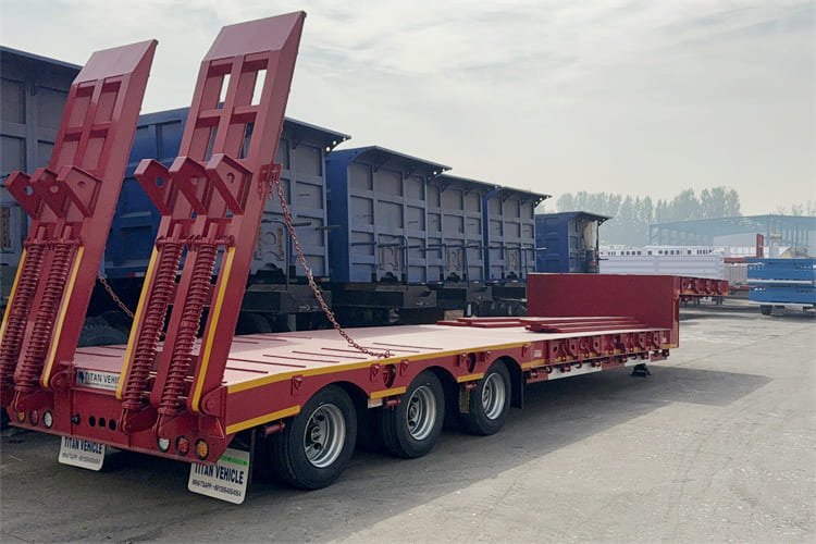 TITAN 100t Lowbed Trailer for Sale in Tanzania - 低装载半拖车:图4 TITAN 100t Lowbed Trailer for Sale in Tanzania - 低装载半拖车:图4