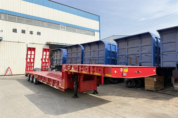 TITAN 100t Lowbed Trailer for Sale in Tanzania - 低装载半拖车:图2 TITAN 100t Lowbed Trailer for Sale in Tanzania - 低装载半拖车:图2