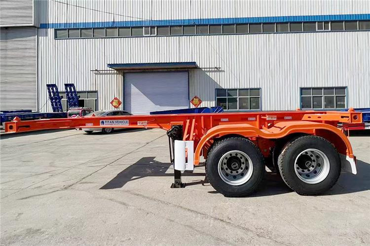 TITAN 2 Axle 20ft Container Chassis Trailer for Sale In Jamaica - 底盘半拖车:图3 TITAN 2 Axle 20ft Container Chassis Trailer for Sale In Jamaica - 底盘半拖车:图3