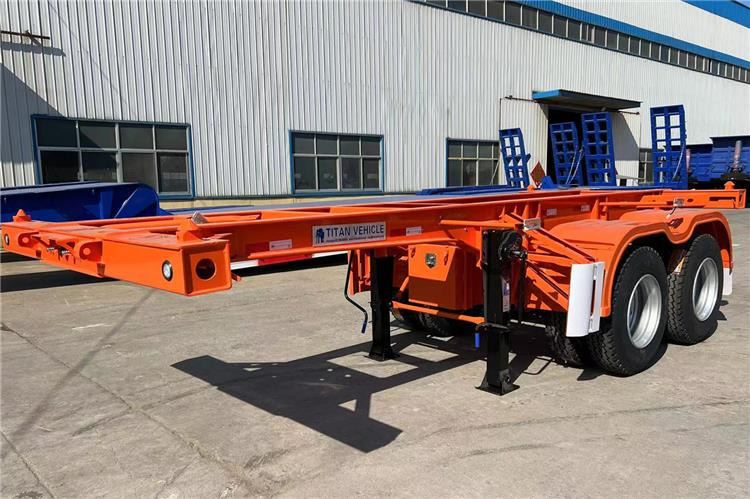 TITAN 2 Axle 20ft Container Chassis Trailer for Sale In Jamaica - 底盘半拖车:图1 TITAN 2 Axle 20ft Container Chassis Trailer for Sale In Jamaica - 底盘半拖车:图1