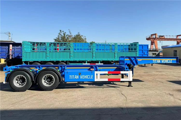 TITAN 2 Axle 20ft ISO Tank Chassis Trailer for Sale In Papua New Guinea - 底盘半拖车:图2 TITAN 2 Axle 20ft ISO Tank Chassis Trailer for Sale In Papua New Guinea - 底盘半拖车:图2