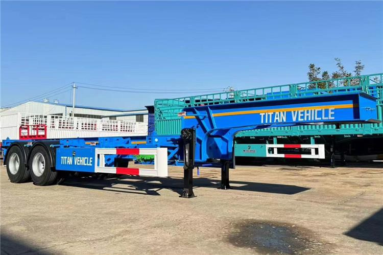 TITAN 2 Axle 20ft ISO Tank Chassis Trailer for Sale In Papua New Guinea - 底盘半拖车:图3 TITAN 2 Axle 20ft ISO Tank Chassis Trailer for Sale In Papua New Guinea - 底盘半拖车:图3