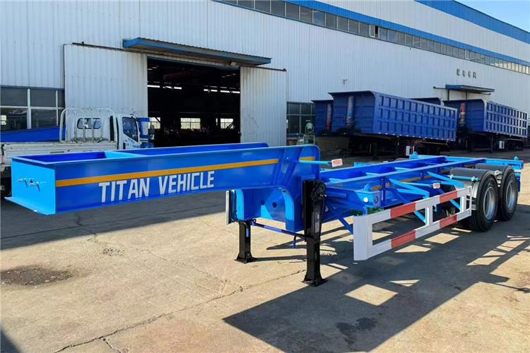 TITAN 2 Axle 20ft ISO Tank Chassis Trailer for Sale In Papua New Guinea - 底盘半拖车:图1 TITAN 2 Axle 20ft ISO Tank Chassis Trailer for Sale In Papua New Guinea - 底盘半拖车:图1