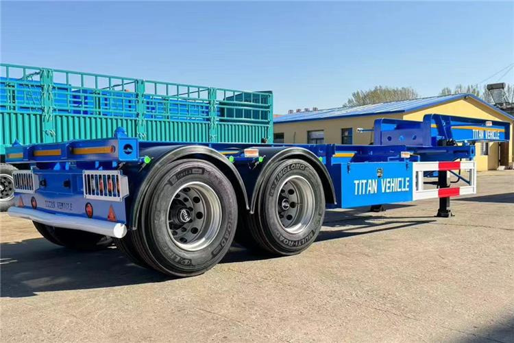 TITAN 2 Axle 20ft ISO Tank Chassis Trailer for Sale In Papua New Guinea - 底盘半拖车:图5 TITAN 2 Axle 20ft ISO Tank Chassis Trailer for Sale In Papua New Guinea - 底盘半拖车:图5