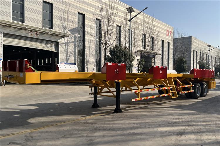 TITAN 20/40FT Terminal Trailer for Sale In Uganda - 集装箱运输车/ 可拆卸车身的半拖车:图1 TITAN 20/40FT Terminal Trailer for Sale In Uganda - 集装箱运输车/ 可拆卸车身的半拖车:图1