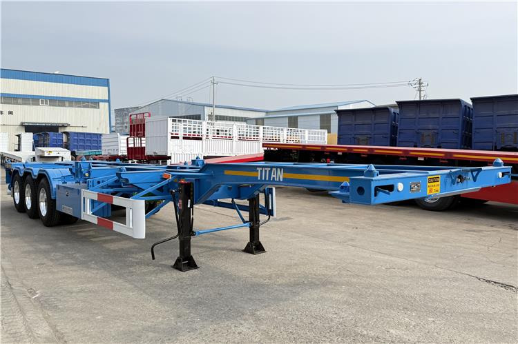 TITAN 3 Axle 40 foot Container Trailer for Sale In Senegal - 底盘半拖车:图2 TITAN 3 Axle 40 foot Container Trailer for Sale In Senegal - 底盘半拖车:图2
