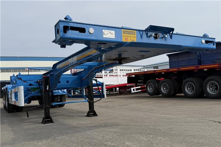 TITAN 3 Axle 40 foot Container Trailer for Sale In Senegal - 底盘半拖车:图5 TITAN 3 Axle 40 foot Container Trailer for Sale In Senegal - 底盘半拖车:图5