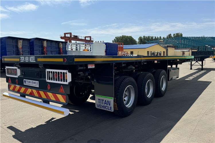 TITAN 3 Axle 40ft Extendable Flatbed Trailer for Sale In Argentina - 栏板式/ 平板半拖车:图3 TITAN 3 Axle 40ft Extendable Flatbed Trailer for Sale In Argentina - 栏板式/ 平板半拖车:图3