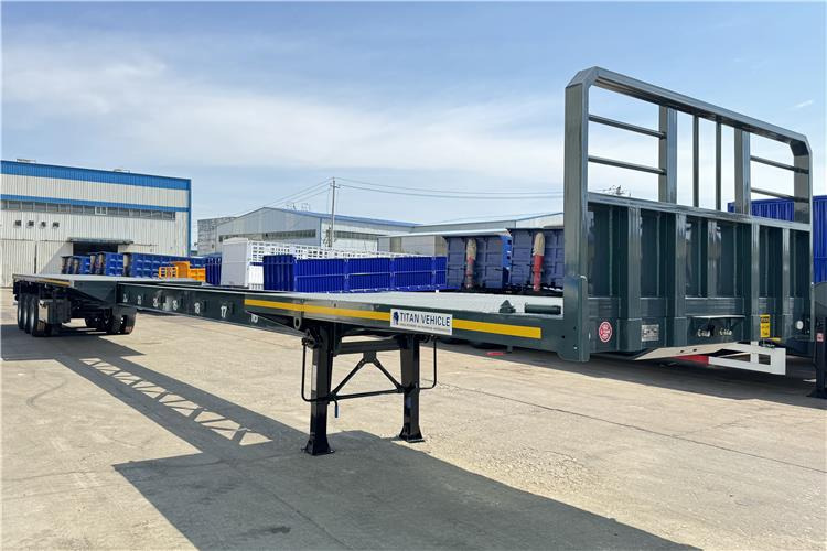 TITAN 3 Axle 40ft Extendable Flatbed Trailer for Sale In Argentina - 栏板式/ 平板半拖车:图4 TITAN 3 Axle 40ft Extendable Flatbed Trailer for Sale In Argentina - 栏板式/ 平板半拖车:图4