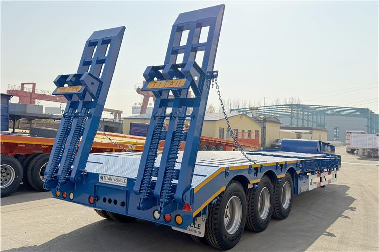TITAN 3 Axle 80 Ton Low Bed Trailer Price for Sale In Nigeria - 低装载半拖车:图5 TITAN 3 Axle 80 Ton Low Bed Trailer Price for Sale In Nigeria - 低装载半拖车:图5