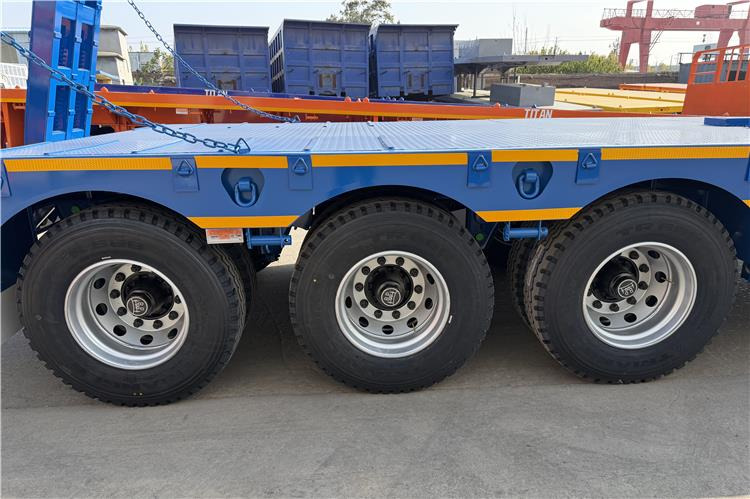 TITAN 3 Axle 80 Ton Low Bed Trailer Price for Sale In Nigeria - 低装载半拖车:图2 TITAN 3 Axle 80 Ton Low Bed Trailer Price for Sale In Nigeria - 低装载半拖车:图2