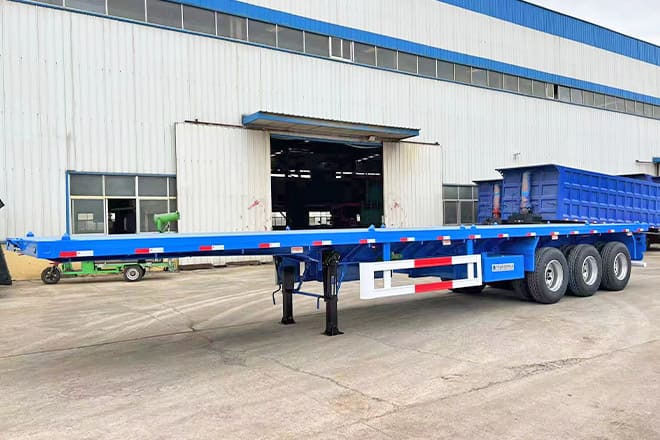 TITAN 3 Axle Flatbed Semi Trailer Manufacturers for Sale in Ghana - 栏板式/ 平板半拖车:图1 TITAN 3 Axle Flatbed Semi Trailer Manufacturers for Sale in Ghana - 栏板式/ 平板半拖车:图1