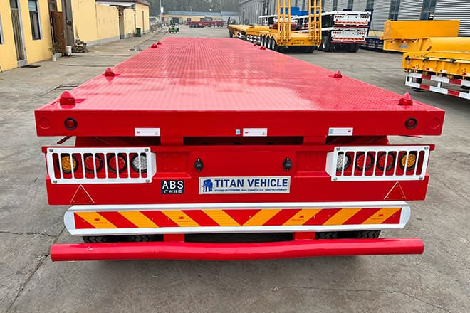 TITAN 3 Axle Flatbed Trailer for Sale in Senegal - 栏板式/ 平板半拖车:图5 TITAN 3 Axle Flatbed Trailer for Sale in Senegal - 栏板式/ 平板半拖车:图5